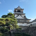 historic kochi castle in springtime japan