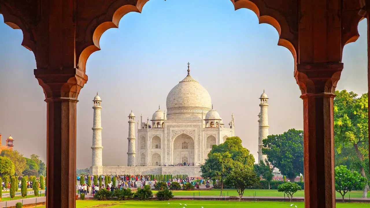 The Taj Mahal in Agra