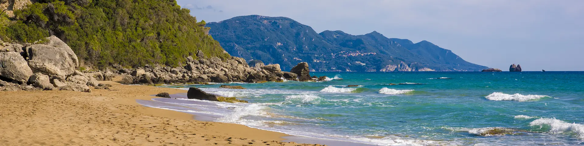 Corfu Family All Inclusive Escape at Sandy Beach Resort From London