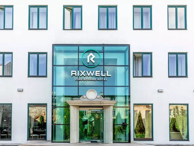 Rixwell Viru Square Hotel exterior and entrance