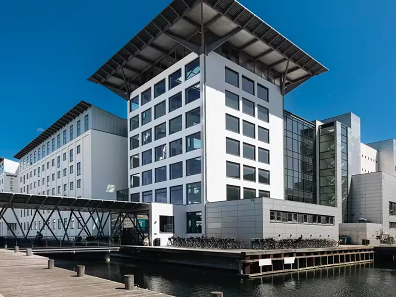 4* Copenhagen Island waterfront hotel exterior