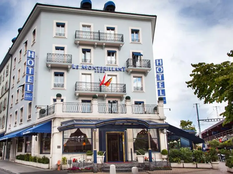 4* Le Montbrillant exterior and central Geneva setting
